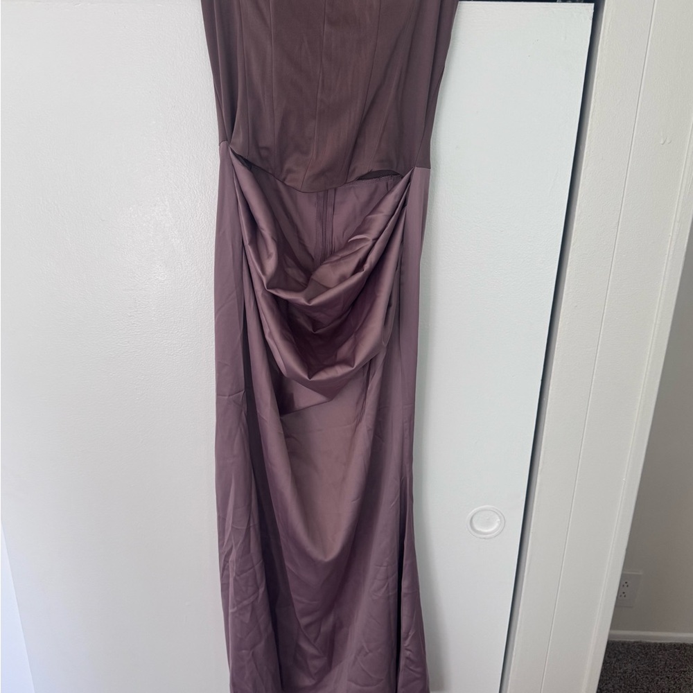 Elegant Purple Evening Gown